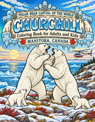 Churchill Coloring Book for Adults