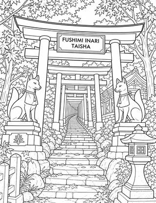 Detailed coloring page of Cuisine