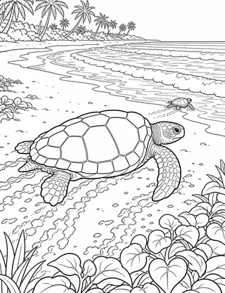 Detailed coloring page of San Bartolo Coyotepec black pottery workshop